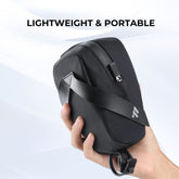 Waterproof Bike Saddle Bag with Rear Light Mount
